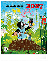 NOTIQUE Nástenný kalendár Krtko 2027, 48 x 56 cm