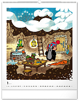 NOTIQUE Nástenný kalendár Krtko 2027, 48 x 56 cm 1