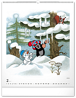 NOTIQUE Nástenný kalendár Krtko 2027, 48 x 56 cm 2