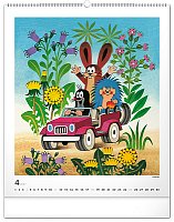 NOTIQUE Nástenný kalendár Krtko 2027, 48 x 56 cm 4