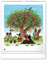 NOTIQUE Nástenný kalendár Krtko 2027, 48 x 56 cm 6