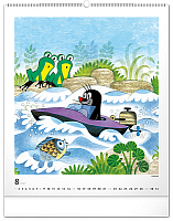 NOTIQUE Nástenný kalendár Krtko 2027, 48 x 56 cm 8