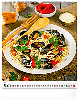 NOTIQUE Nástenný kalendár Gourmet 2027, 48 x 56 cm 2