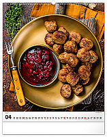 NOTIQUE Nástenný kalendár Gourmet 2027, 48 x 56 cm 4