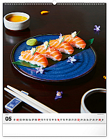 NOTIQUE Nástenný kalendár Gourmet 2027, 48 x 56 cm 5