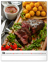 NOTIQUE Nástenný kalendár Gourmet 2027, 48 x 56 cm 6