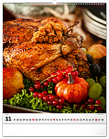 NOTIQUE Nástenný kalendár Gourmet 2027, 48 x 56 cm 11