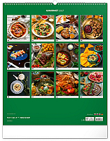 NOTIQUE Nástenný kalendár Gourmet 2027, 48 x 56 cm 13