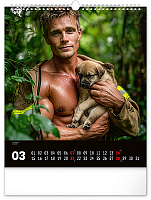 Nástenný kalendár Dreamy Firefighters 2027, 30 x 34 cm 3