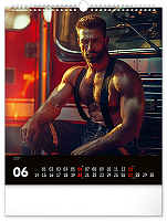 Nástenný kalendár Dreamy Firefighters 2027, 30 x 34 cm 6