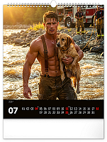 Nástenný kalendár Dreamy Firefighters 2027, 30 x 34 cm 7