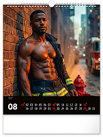 Nástenný kalendár Dreamy Firefighters 2027, 30 x 34 cm 8