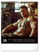 Nástenný kalendár Dreamy Firefighters 2027, 30 x 34 cm 10