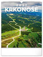 NOTIQUE Nástenný kalendár Krkonoše CZ 2027, 30 x 34 cm