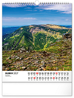 NOTIQUE Nástenný kalendár Krkonoše CZ 2027, 30 x 34 cm 4