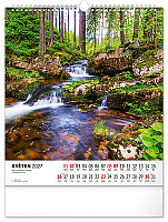 NOTIQUE Nástenný kalendár Krkonoše CZ 2027, 30 x 34 cm 5