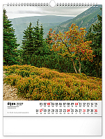 NOTIQUE Nástenný kalendár Krkonoše CZ 2027, 30 x 34 cm 10