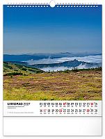 NOTIQUE Nástenný kalendár Krkonoše CZ 2027, 30 x 34 cm 11