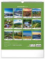 NOTIQUE Nástenný kalendár Krkonoše CZ 2027, 30 x 34 cm 13
