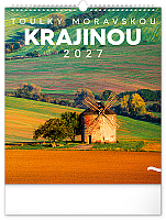 NOTIQUE Nástenný kalendár Potulky moravskou krajinou CZ 2027, 30 x 34 cm