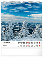NOTIQUE Nástenný kalendár Potulky moravskou krajinou CZ 2027, 30 x 34 cm 2