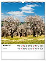 NOTIQUE Nástenný kalendár Potulky moravskou krajinou CZ 2027, 30 x 34 cm 4