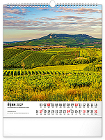 NOTIQUE Nástenný kalendár Potulky moravskou krajinou CZ 2027, 30 x 34 cm 10