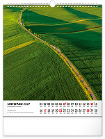 NOTIQUE Nástenný kalendár Potulky moravskou krajinou CZ 2027, 30 x 34 cm 11