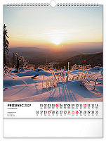 NOTIQUE Nástenný kalendár Potulky moravskou krajinou CZ 2027, 30 x 34 cm 12