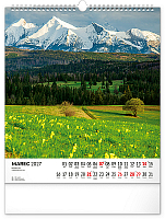 NOTIQUE Nástenný kalendár Čarokrásne Slovensko 2027, 30 x 34 cm 3