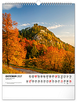 NOTIQUE Nástenný kalendár Čarokrásne Slovensko 2027, 30 x 34 cm 10