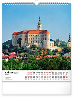 NOTIQUE Nástenný kalendár Česká republika CZ 2027, 30 x 34 cm 5