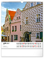 NOTIQUE Nástenný kalendár Česká republika CZ 2027, 30 x 34 cm 9