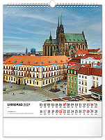 NOTIQUE Nástenný kalendár Česká republika CZ 2027, 30 x 34 cm 11