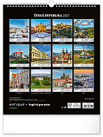 NOTIQUE Nástenný kalendár Česká republika CZ 2027, 30 x 34 cm 13