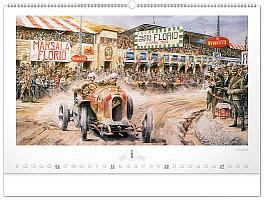NOTIQUE Nástenný kalendár Oldtimers – Václav Zapadlík 2027, 64 x 42 cm 6