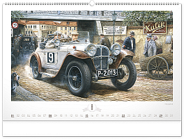 NOTIQUE Nástenný kalendár Oldtimers – Václav Zapadlík 2027, 64 x 42 cm 8