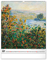 NOTIQUE Nástenný kalendár Impresionizmus 2027, 48 x 56 cm 7