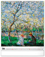 NOTIQUE Nástenný kalendár Claude Monet 2027, 48 x 56 cm 6