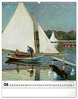 NOTIQUE Nástenný kalendár Claude Monet 2027, 48 x 56 cm 8