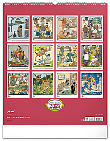 NOTIQUE Nástenný kalendár Josef Lada 2027, 48 x 56 cm 13