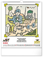 NOTIQUE Nástenný kalendár Josef Lada – Riekanky CZ 2027, 30 x 34 cm 4