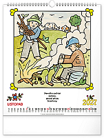 NOTIQUE Nástenný kalendár Josef Lada – Riekanky CZ 2027, 30 x 34 cm 11