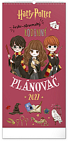 NOTIQUE Nástenný kalendár Rodinný plánovací Harry Potter CZ/SK 2027, 21 x 42 cm