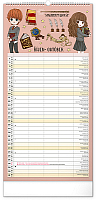 NOTIQUE Nástenný kalendár Rodinný plánovací Harry Potter CZ/SK 2027, 21 x 42 cm 10