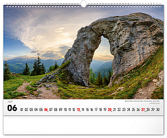 NOTIQUE Nástenný kalendár Magické Tatry 2027, 48 x 33 cm 6