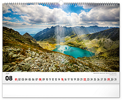 NOTIQUE Nástenný kalendár Magické Tatry 2027, 48 x 33 cm 8