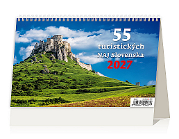 Kalendár 55 turistických NAJ Slovenska
