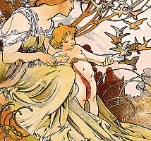 Kalendár Alfons Mucha - viazanka 3