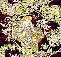 Kalendár Alfons Mucha - viazanka 6